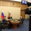 Путин с Александром Новаком (справа) и Дмитрием Козаком