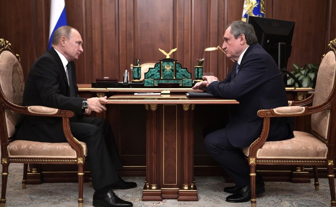 Владимир Путин и Николай Шульгинов