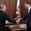 Рукопожатие Путина и Новака