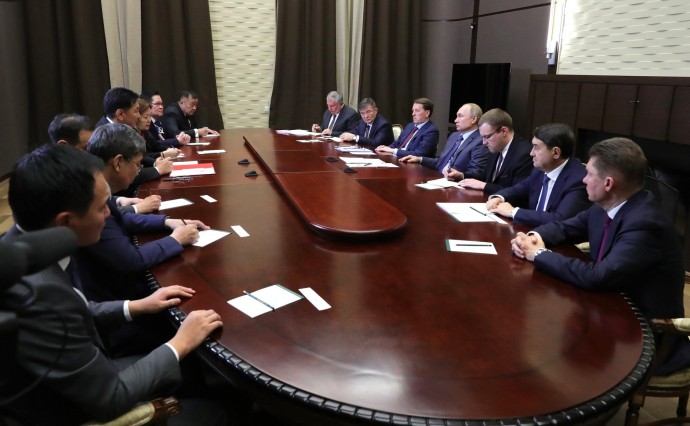 Встреча с Премьер-министром Монголии Ухнаагийн Хурэлсухом