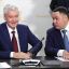 Мэр Москвы Сергей Собянин (слева) и губернатор Тверской области Игорь Руденя