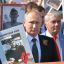 Владимир Путин с фотографией отца-фронтовика
