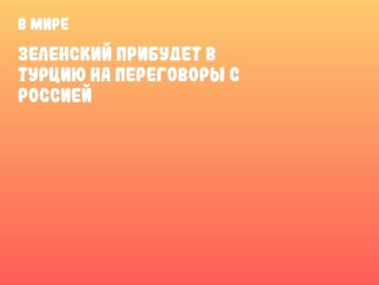 Зеленский прибудет в Турцию на переговоры с Россией