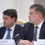 Помощник Президента Игорь Левитин (слева) и помощник Президента – начальник Контрольного управления Президента Дмитрий Шальков