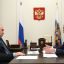 Бречалов рассказывает Путину о состоянии региона