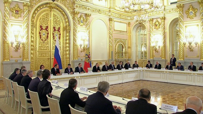 Видео встречи Путина с представителями российского бизнеса 25 декабря 2019 года