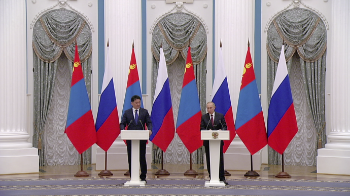 Видео заявления для прессы по итогам российско-монгольских переговоров 16 декабря 2021 года