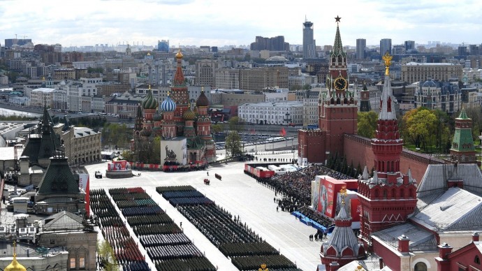 Видеоверсия Парада Победы на Красной площади 9 мая 2022 года