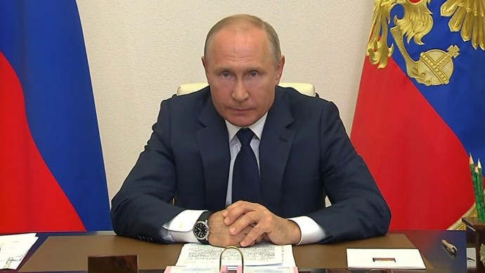 Видео выступления Владимира Путина 11 мая 2020 года