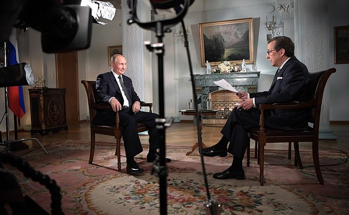 Интервью Владимира Путина американскому телеканалу Fox News