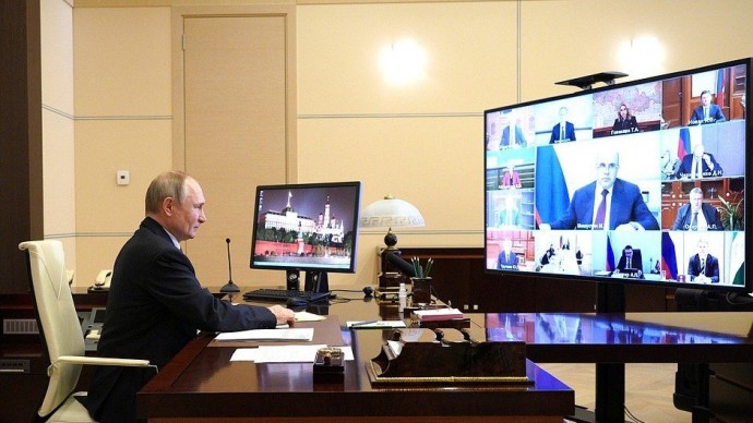 Видео: совещание Владимира Путина с членами Правительства 31 марта 2021 года