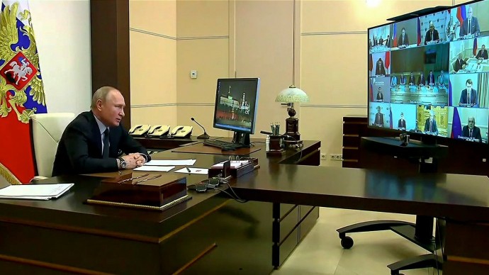 Видео совещания Путина по вопросам развития информационно-коммуникационных технологий и связи 10 июн