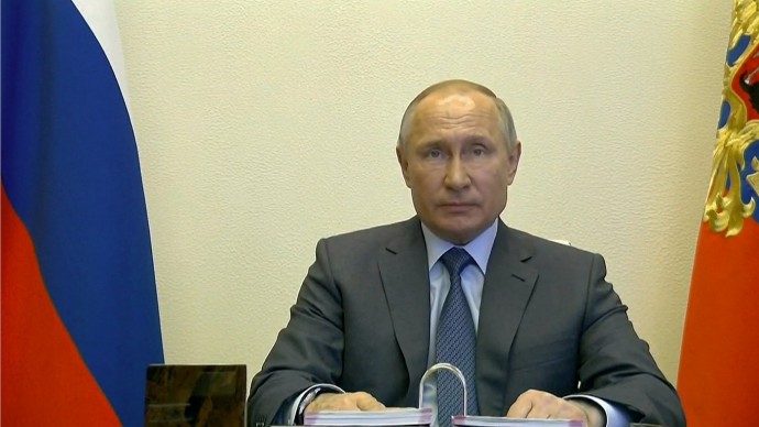 Видео совещания Путина по вопросу о санитарно-эпидемиологической обстановке 20 апреля 2020 года