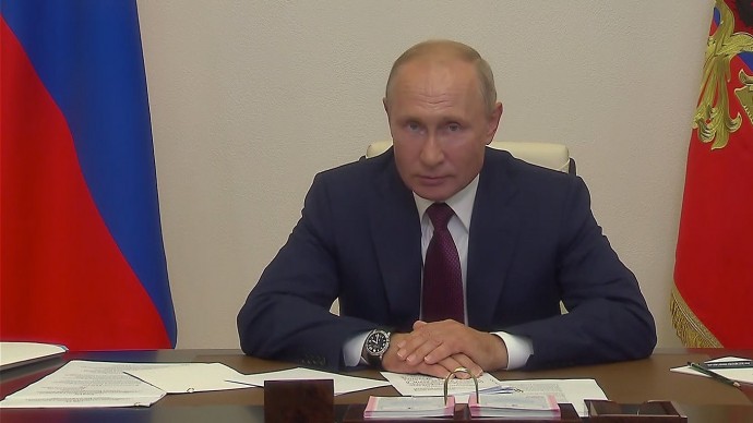 Видео со встречи Путина с рабочей группой по подготовке предложений о внесении поправок в Конституци