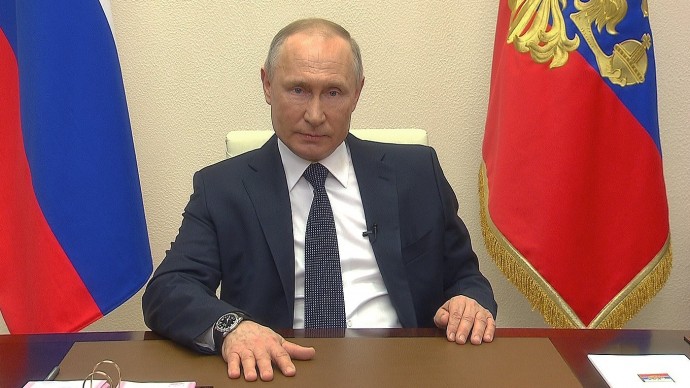 Видео обращения Путина к гражданам России 2 апреля 2020 года
