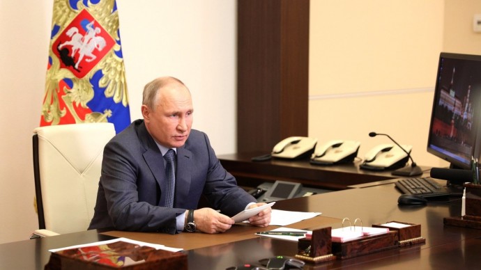 Видео совещания Путина с членами Правительства 13 мая 2021 года