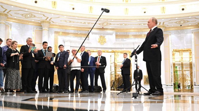 Видео: Владимир Путин ответил на вопросы журналистов 29 июня 2022 года