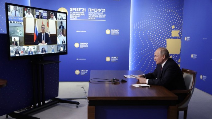 Видео со встречи Путина с представителями производителей вакцины «Спутник V» 4 июня 2021 года