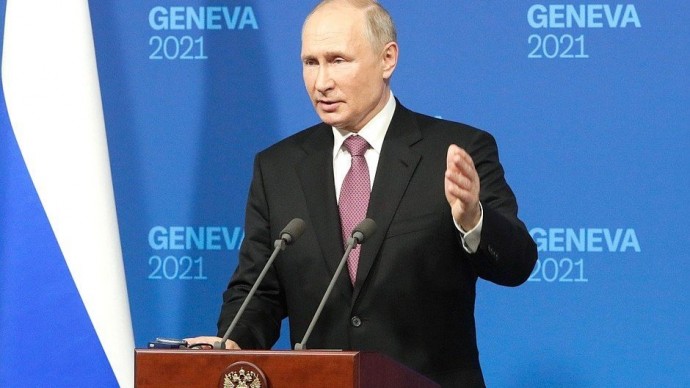 Видео пресс-конференции Путина по итогам российско-американских переговоров 16 июня 2021 года