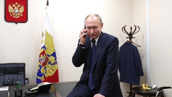 Видео телефонного разговора Путина с Андреем Кочетовым 23 декабря 2019 года